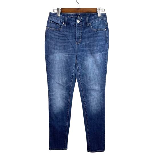 Chico's blue jeans women's 4 vanity size 0 the SO SLIMMING Slim Leg Girlfriend - Picture 1 of 16